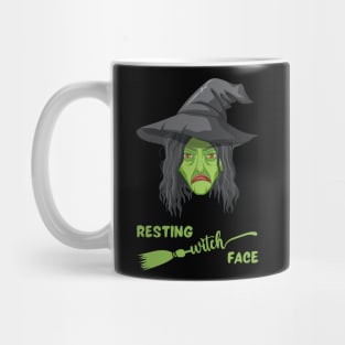 Resting Witch Face - Halloween Pun Mug